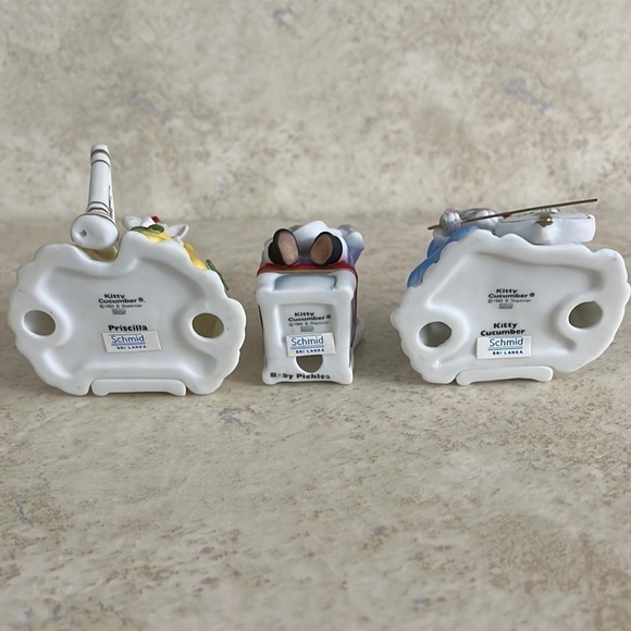 Kitty Cucumber Baby Pickles and Priscilla musicians Schmid 1993 Figurine - Picture 3 of 7